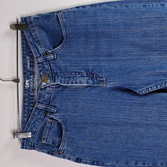 Riders by Lee Relaxed Fit Straight Leg Mid-Rise Size 10 Long Inseam 33" - Picture 3 of 15